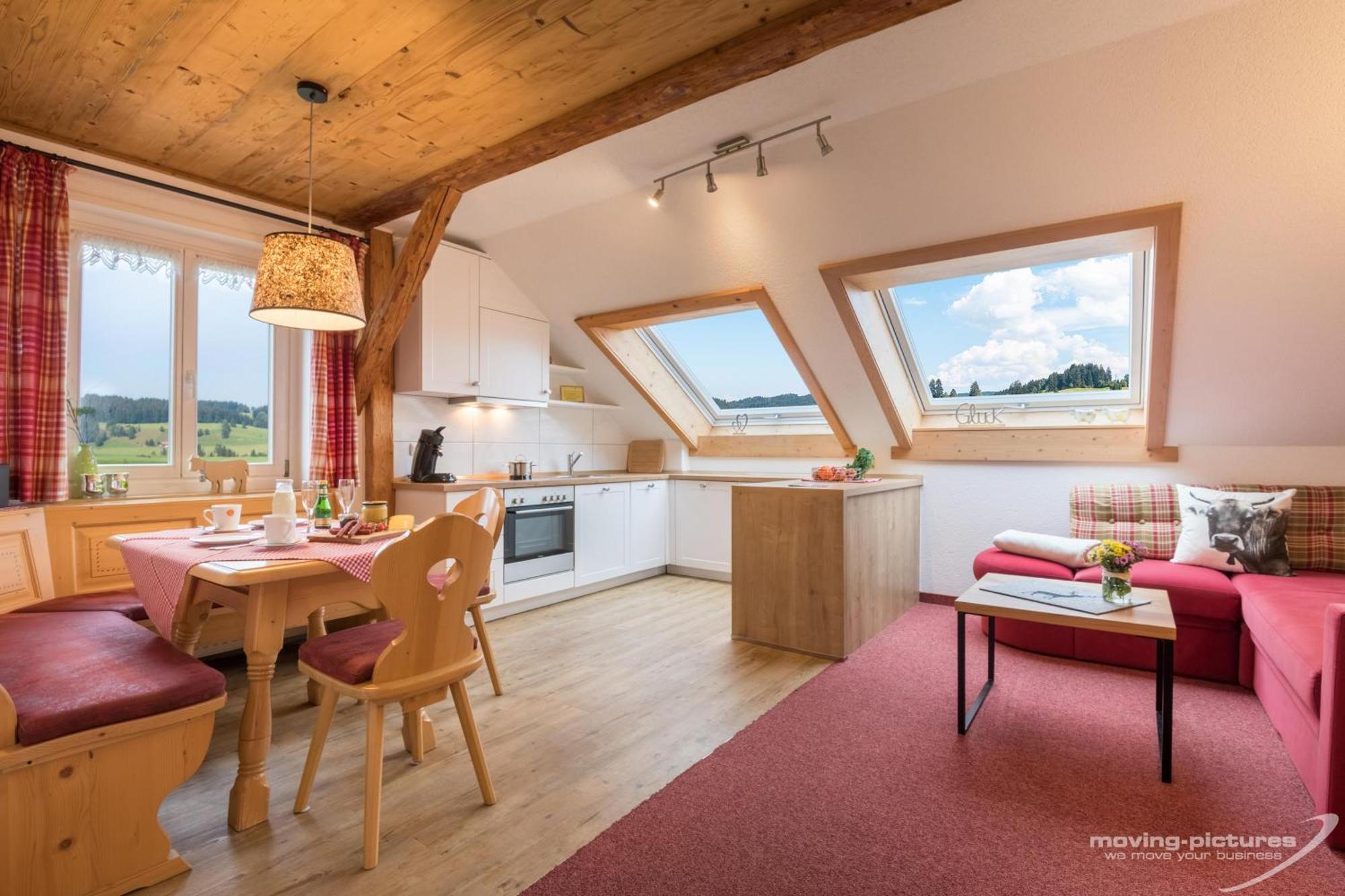 Apartment mit 2 Schlafzimmern und Dusche
